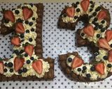 Foto del paso 7 de la receta: NUMBER CAKE de brownie para cumpleaños 1️⃣3️⃣🎉🎊