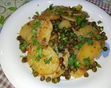A picture of step 7 of Crispy Potato And Pea Fry.