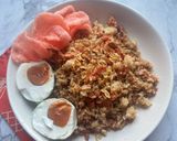 Foto langkah ke 3 dari resep Nasi Goreng Chicken Pepperoni.