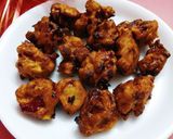 A picture of step 3 of Peach Pakoda.