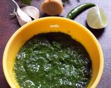 ধনেপাতা পুদিনা পাতার চাটনি (Dhone Pata Pudina Patar Chutney recipe in Bengali) রেসিপির ধাপ 4 ছবি