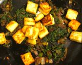 A picture of step 4 of Methi Paneer Stir Fry.