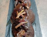 Foto del paso 6 de la receta Setas shiitake al vino tinto con taquitos ibéricos