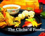 A picture of step 5 of Methi Paratha Chowmein Spring Rolls.