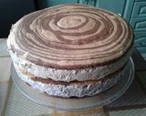 Tort na Dzień Mamy z błyszczącą polewą krok przepisu 6 zdjęcie