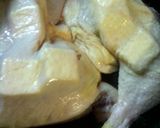 A picture of step 2 of Roasted leg quarters with rotisserie rub and carrots.