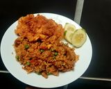 Foto langkah ke 5 dari resep Nasi Goreng Bakso.