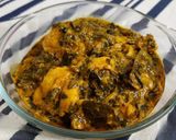 A picture of step 12 of Methi Chicken.