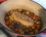 Une image de l'étape 10 de Filet mignon aux carottes bicolores et olives.