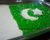 A picture of step 5 of Custurd jelly Flag.