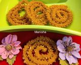 A picture of step 7 of Chakli(चकली).