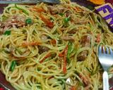 A picture of step 7 of Chowmein.