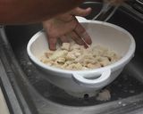 A picture of step 2 of Sonoran Menudo with Hominy and Beef Foot.