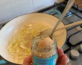 A picture of step 1 of Lentil & vegetable coconut curry.