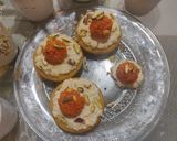 A picture of step 6 of Oats-Motichoor Muffins with rich Rabri.
