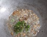 A picture of step 2 of Gargatta Bhaji (Maharashtrian recipe).