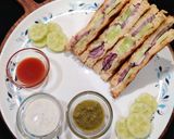 A picture of step 8 of Curd Cucumber Sandwich.