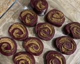 A picture of step 9 of Pillowy Red Velvet Cinnamon Rolls.