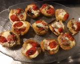 Une image de l'étape 7 de Petits nids farcis jambon blanc,mozzarella di buffala et tomates cerises.