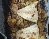 Foto del paso 4 de la receta: Lecha (Pez Limón) al horno con cama de patatas y cebollas al pimentón y hierbas Provenzales
