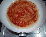 A picture of step 2 of Egg Pan Pizza#worldwideeggs.