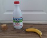 A picture of step 1 of Milk, Cookie, and Banana Smoothie.