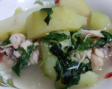 A picture of step 4 of Tinolang manok.