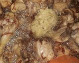 A picture of step 2 of Chicken Achari biryani.