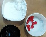A picture of step 6 of Black Forest cake.
