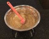 A picture of step 7 of Vertical Chocolate Layer Cake with French Vanikka Cream Frosting.