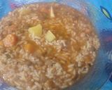 Foto del paso 5 de la receta: 🥘Guisito Vegetariano de Arroz y Lentejas Súper EXPRESS🤤!!