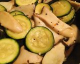 A picture of step 3 of Marinated Zucchini and Muchrooms.
