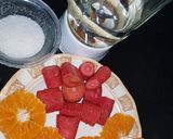 A picture of step 1 of Carrot and orange juice.