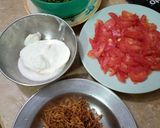 A picture of step 1 of Bombay Biryani.