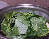 Foto langkah ke 3 dari resep Bobor Daun Ubi Jalar Tempe.