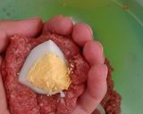 A picture of step 6 of Meatballs in Red Sauce (Ancho Chile).