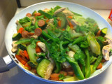 Chow mein mixto