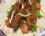 A picture of step 6 of Chicken Piadina Wraps with Aromatic Flavors.