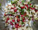 A picture of step 3 of Pear salsa.