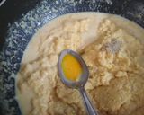 A picture of step 3 of Chana Dal Barfi.