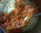 A picture of step 1 of Masala Idli.