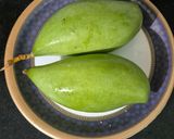 कच्चे आम का गुरम्मा (कच्चे आम की फटाफट सब्जी) रेसिपी चरण 1 फोटो
