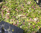 Foto del paso 3 de la receta: Salteado de guisantes con jamón y huevo