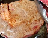 A picture of step 2 of My Sizzling Steak in a BBQ whiskey Sauce. 🤗🤗.