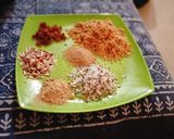 A picture of step 1 of Sonth Ladoo.