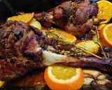 Foto del paso 7 de la receta: Pierna de cordero lechal con naranja, y reducción de vermouth