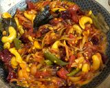 A picture of step 4 of Paneer Lababdar.
