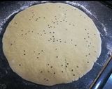 A picture of step 2 of Bajra ka Crispy Roti.