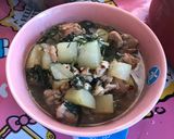 รูปขั้นตอนการทำที่ 4 ของ แกงอ่อมไก่ใส่ฟัก สูตรไม่ใส่ผงชูรส