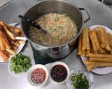 Hình bước làm 7 của món Súp xương, tôm, trứng